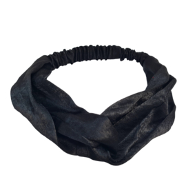 Haarband Silk Cross | Black
