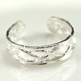 Teen ring Zilver