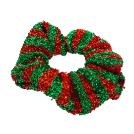 Foute Kerst Scrunchie Candy Cane | Green