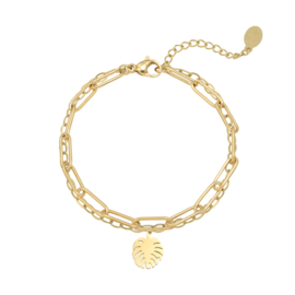 Armband Leaves | Goud