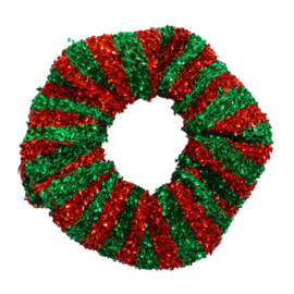 Foute Kerst Scrunchie Candy Cane | Green