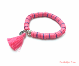 Armbandje Color Kids♡ Pink Zebra