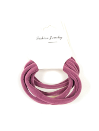 Haarelastiek Suedine | Purple