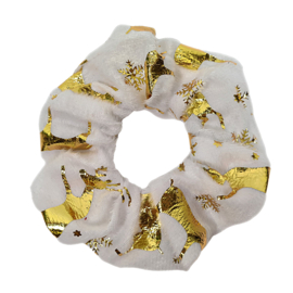 Kerst Scrunchie "OH Deer"