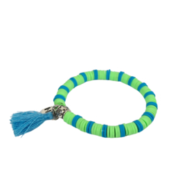 Armbandje Color Kids♡ Lime Zebra