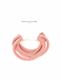 Haarelastiek Suedine | Oud Roze