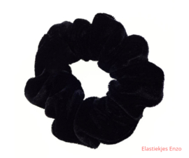 Velvet Scrunchie Black