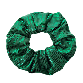 Foute Kerst Scrunchie Shine | Green