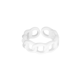 Candy Ring Schakel| Wit
