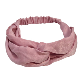 Haarband Silk Cross | Pink