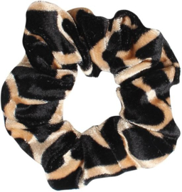 Velvet Scrunchie Cheetah