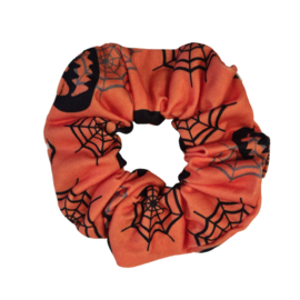 Halloween Scrunchie  | Spidersweb Orange