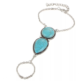 Armband met ring | Boho