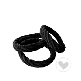 Haarelastiek Knitted | Black