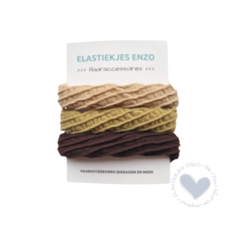 Haarelastiek  Soft | Army