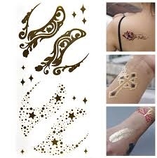 Oog Tattoo gouden sterren