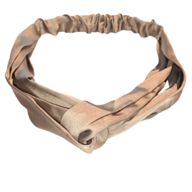Haarband Silk Cross | Beige