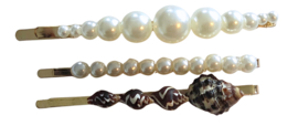 Schuifspeldje Set | Pearls & Sea Shells