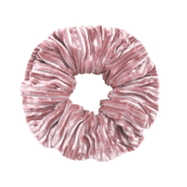 Velvet Scrunchie Raw | Pale Pink