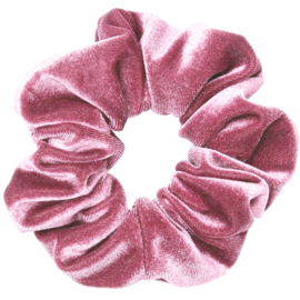 Velvet Scrunchie Pink