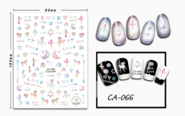 Nagel stickers Unicorn Love