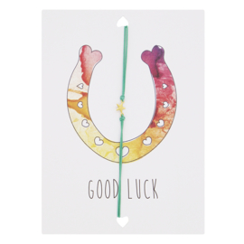 Wenskaart "Good Luck"