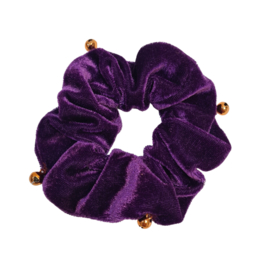 Halloween Scrunchie Velvet | Purple
