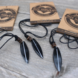 Surf style ketting | Black