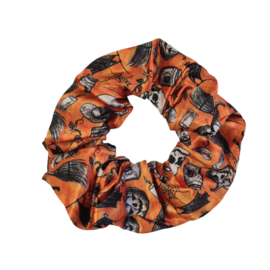 Halloween Scrunchie Silk | Broom