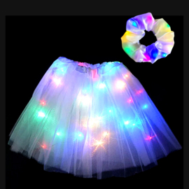 LED TuTu | White Scrunchie