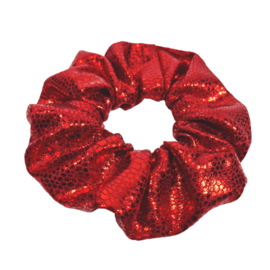 Foute Kerst Scrunchie Shine | Red