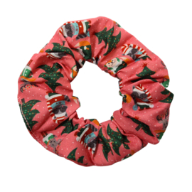 Kidz Kerst Scrunchie | Racoon