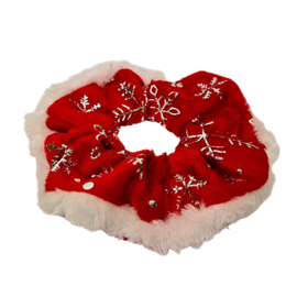 Foute Kerst Scrunchie Snowflake