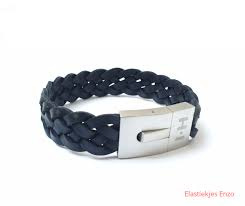 I*H Leather Bracelet Riga | Black