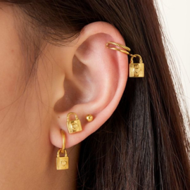 Ear Cuff Lock| Zilver