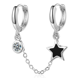 One Piece Earring | Diaomond & Star