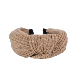 Haarband Knitted Rib | Nude