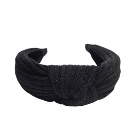 Haarband Knitted Rib | Black