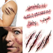 Halloween Tattoo Scar