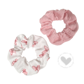 Scrunchie Butterfly |Pink