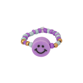 Smiley Ring Perfect Purple