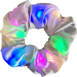 Led Scrunchie | Zilver
