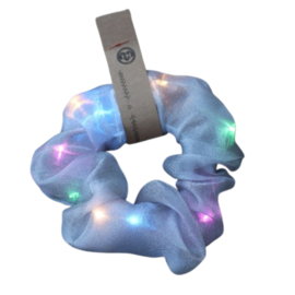 Led Scrunchie Organza | Zilver