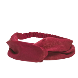 Haarband Silk Cross | Red