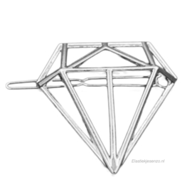Haarspeld Diamant Zilver