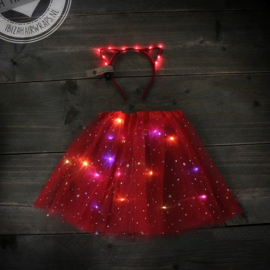 LED Diadeem 'Red Cat'