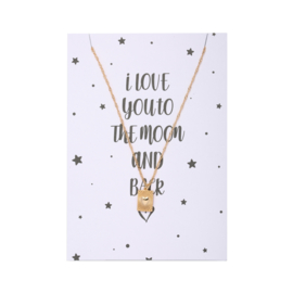 Ketting| To The Moon And Back Goud