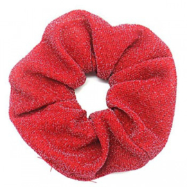 Scrunchie Glitter Rood