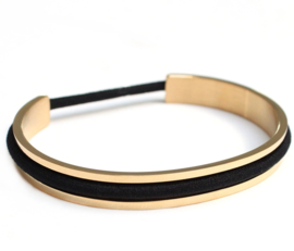 Haarelastiek armband Goud