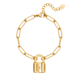 Armband Cute Lock | Goud